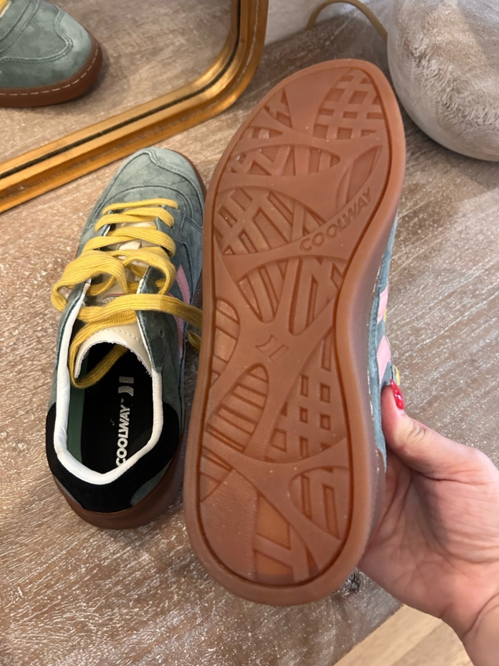 New Coolway Goal Sneakers Urban Outfitters Green - Picture 4 of 5